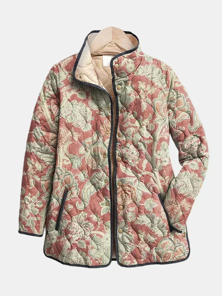 Casaco Acolchoado Damas Terracota Pauline