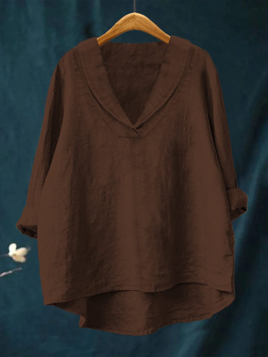 Hortense™ | Blusa de col V fluida