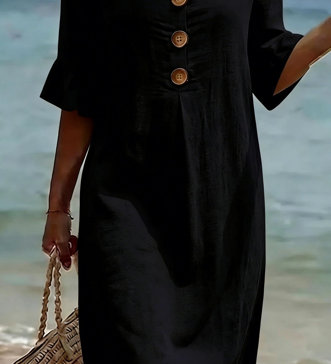 Vestido informal de mulher.