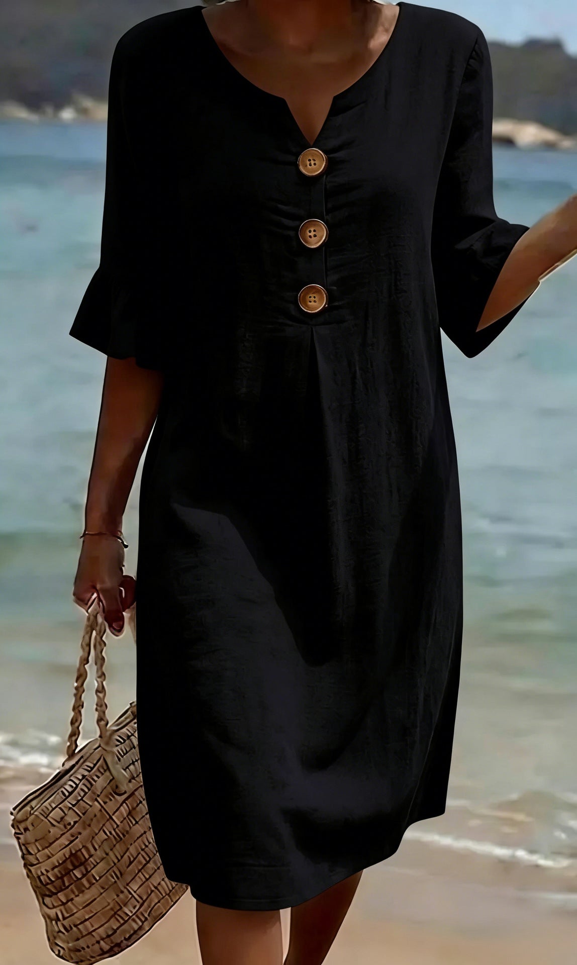 Vestido informal de mulher.