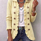 Suzanne | Cardigan em Creme com Rendas