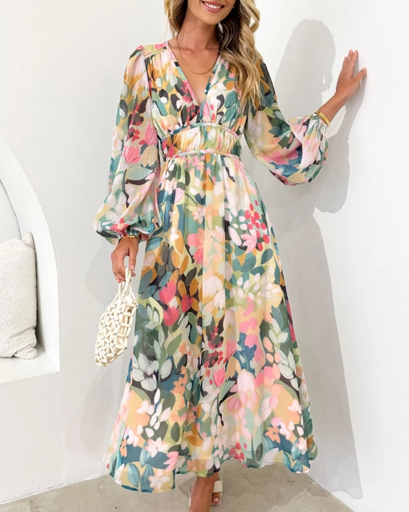 Celine | Vestido Feminino com Padrão Floral