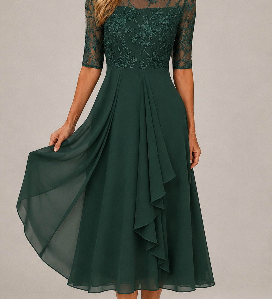 Blanca | Vestido elegante de renda