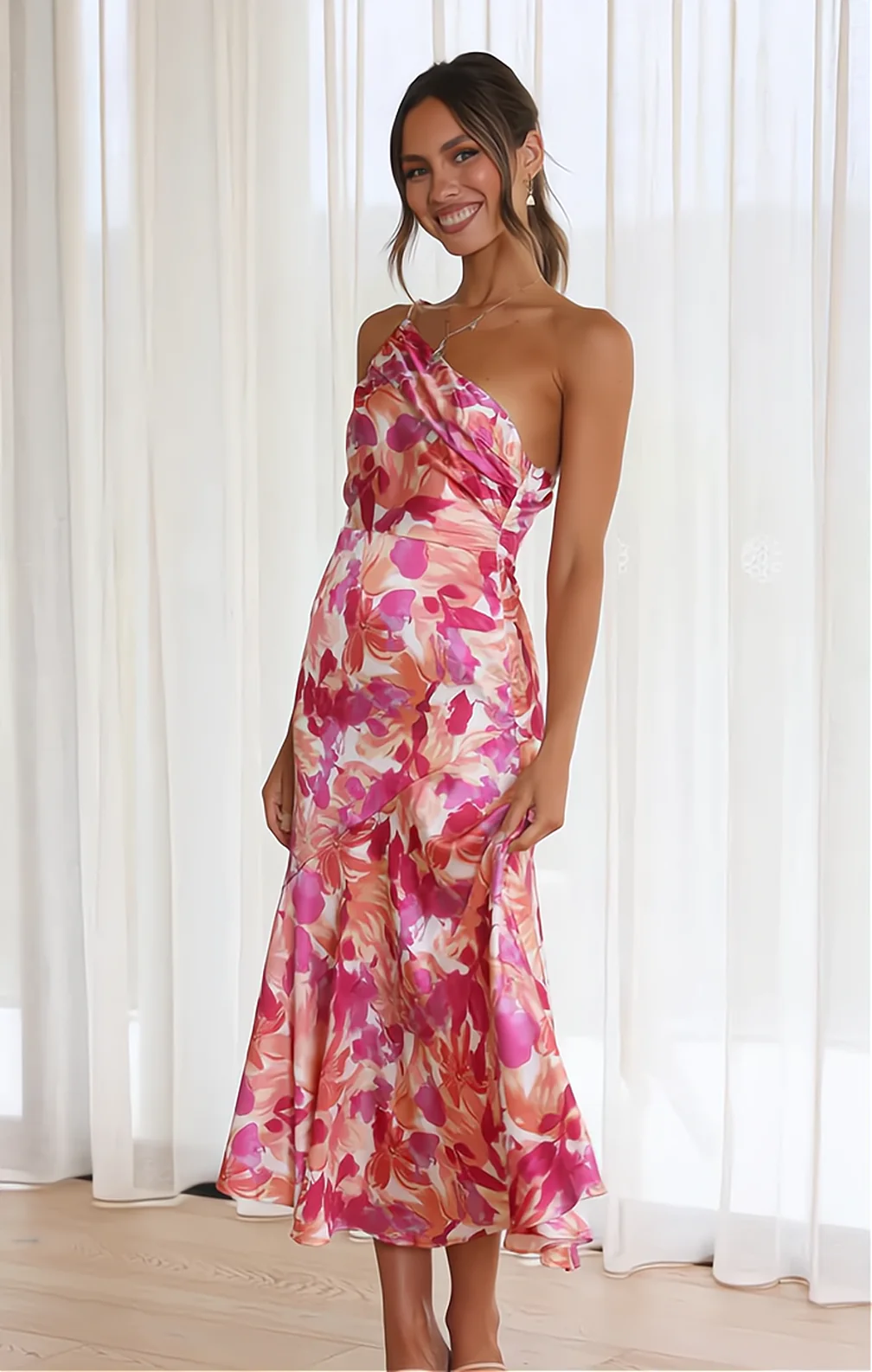 Majken | Vestido de verão elegante com flores