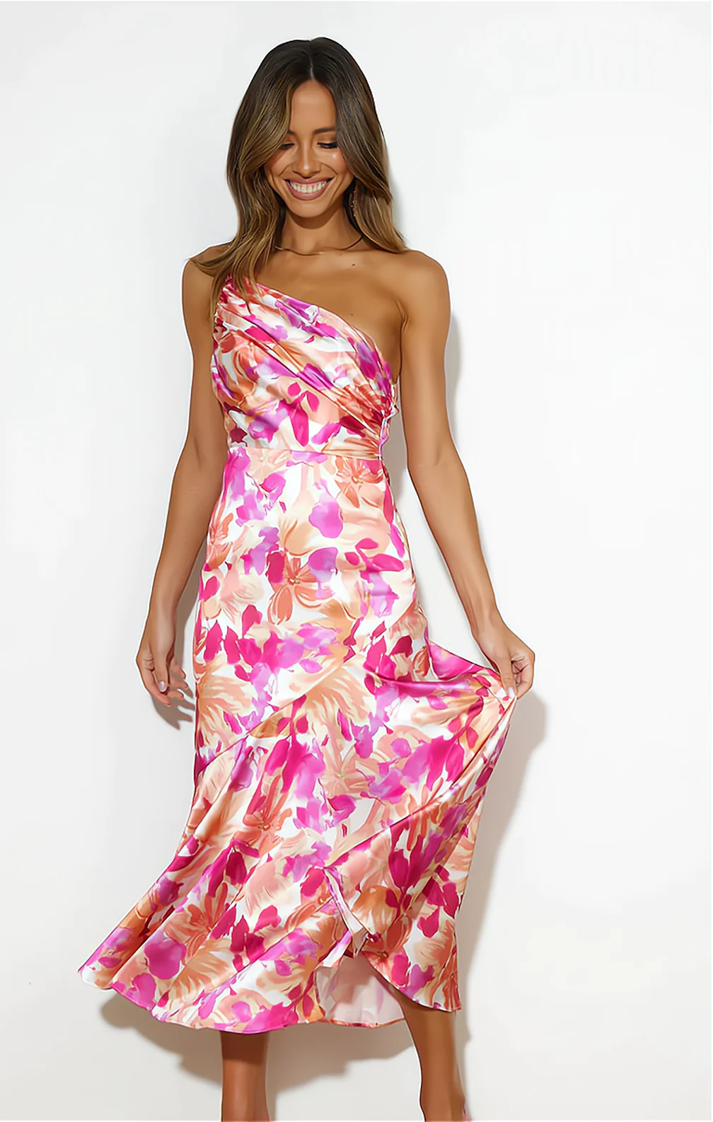 Majken | Vestido de verão elegante com flores