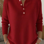 Helena | Camisola de Malha com Botões Henley - 3