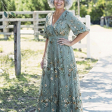 Stella | Vestido maxi floral