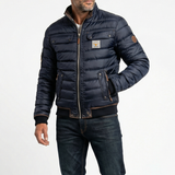 Paulo - Casaco acolchoado masculino com gola alta