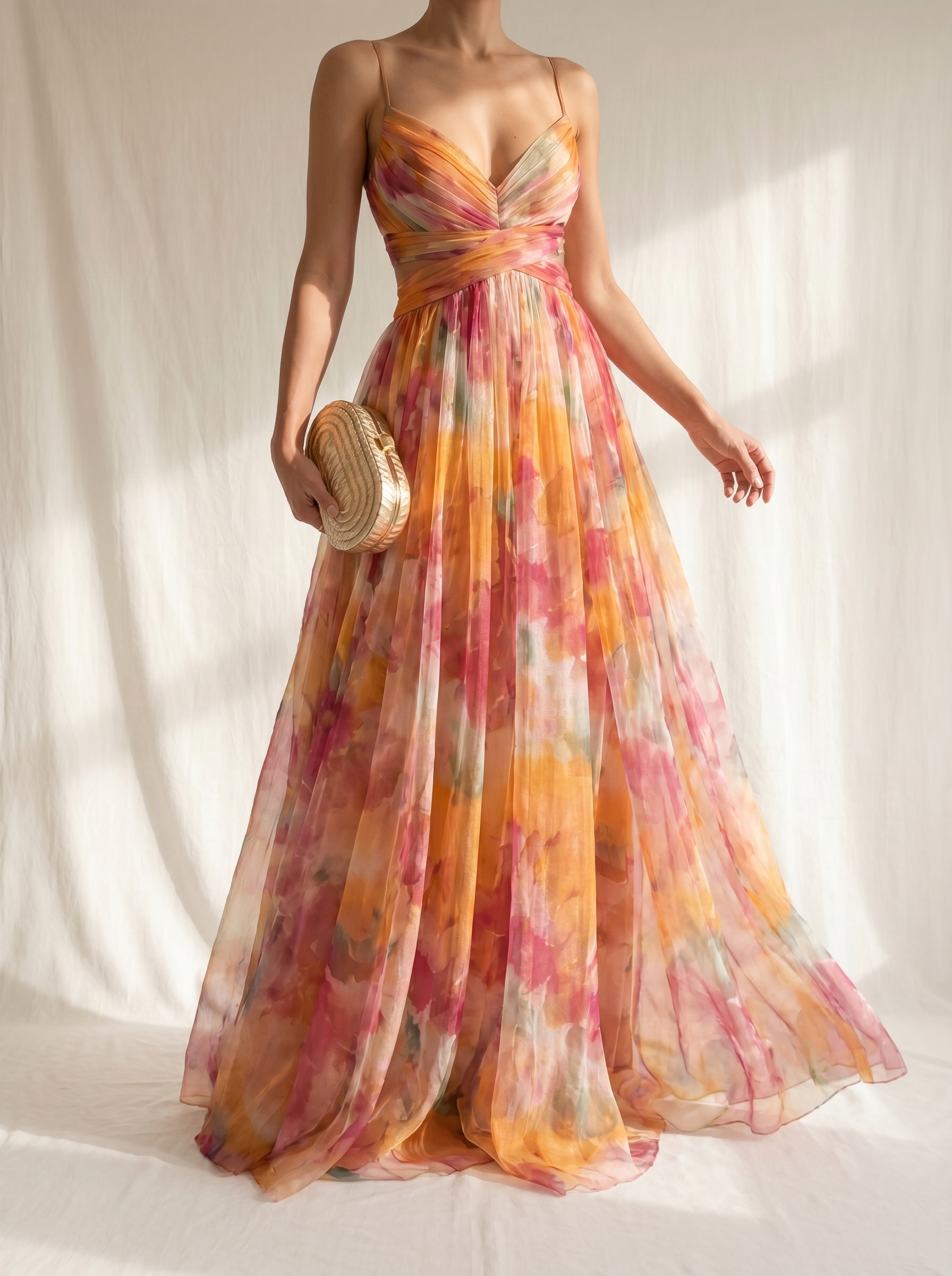 Giselle | Maxi Vestido Urokliwy com Padrão Floral