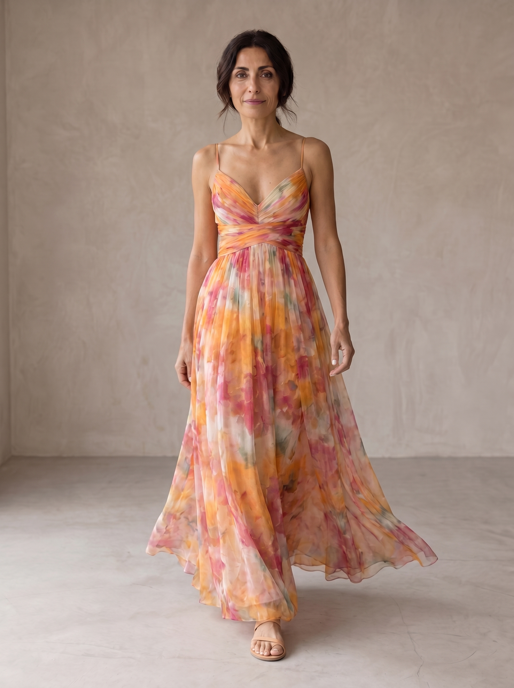 Giselle | Maxi Vestido Urokliwy com Padrão Floral