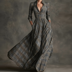 Manuelle | Vestido xadrez Chic