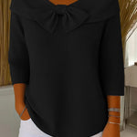 Trinidad | Camisola com Laço e Gola Redonda - 6
