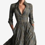 Manuelle | Vestido xadrez Chic