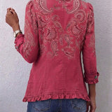 Karine | Casaco de Cashmere Rosa com Rendas