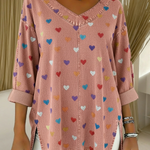 Soraya™ | Top em denim decote em V