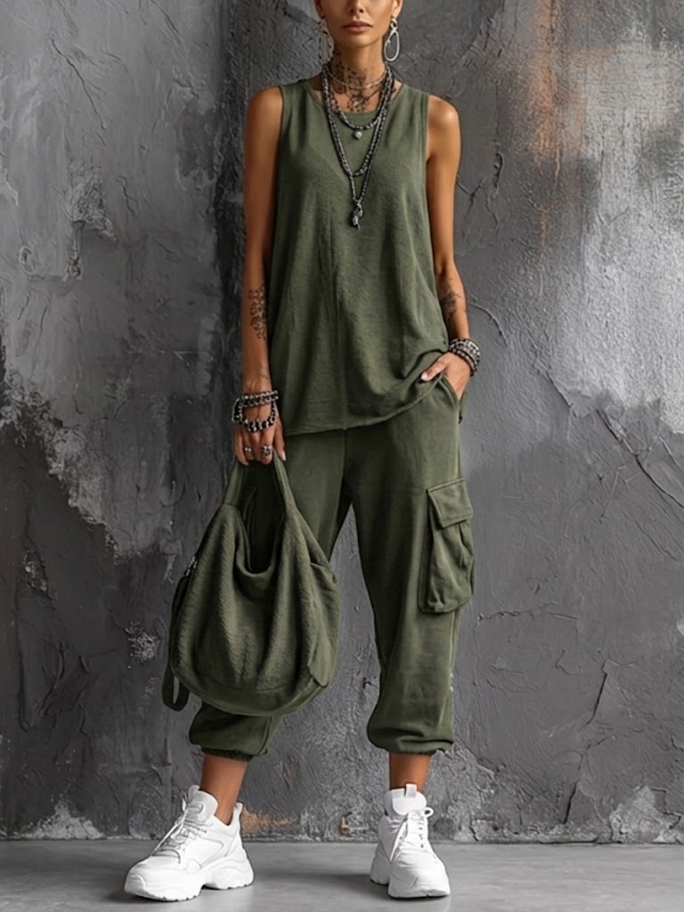 Noemi | Conjunto casual do conforto urbano