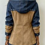 Camila | Casaco com capuz estilo patchwork