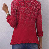 Paulette | Casaco de Cashmere com Efeito Ombre e Rendas