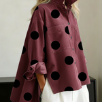 Amélia — Camisa de Ponto de Bolinha