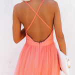 Ginevra | Maxi Vestido Luce Corallo