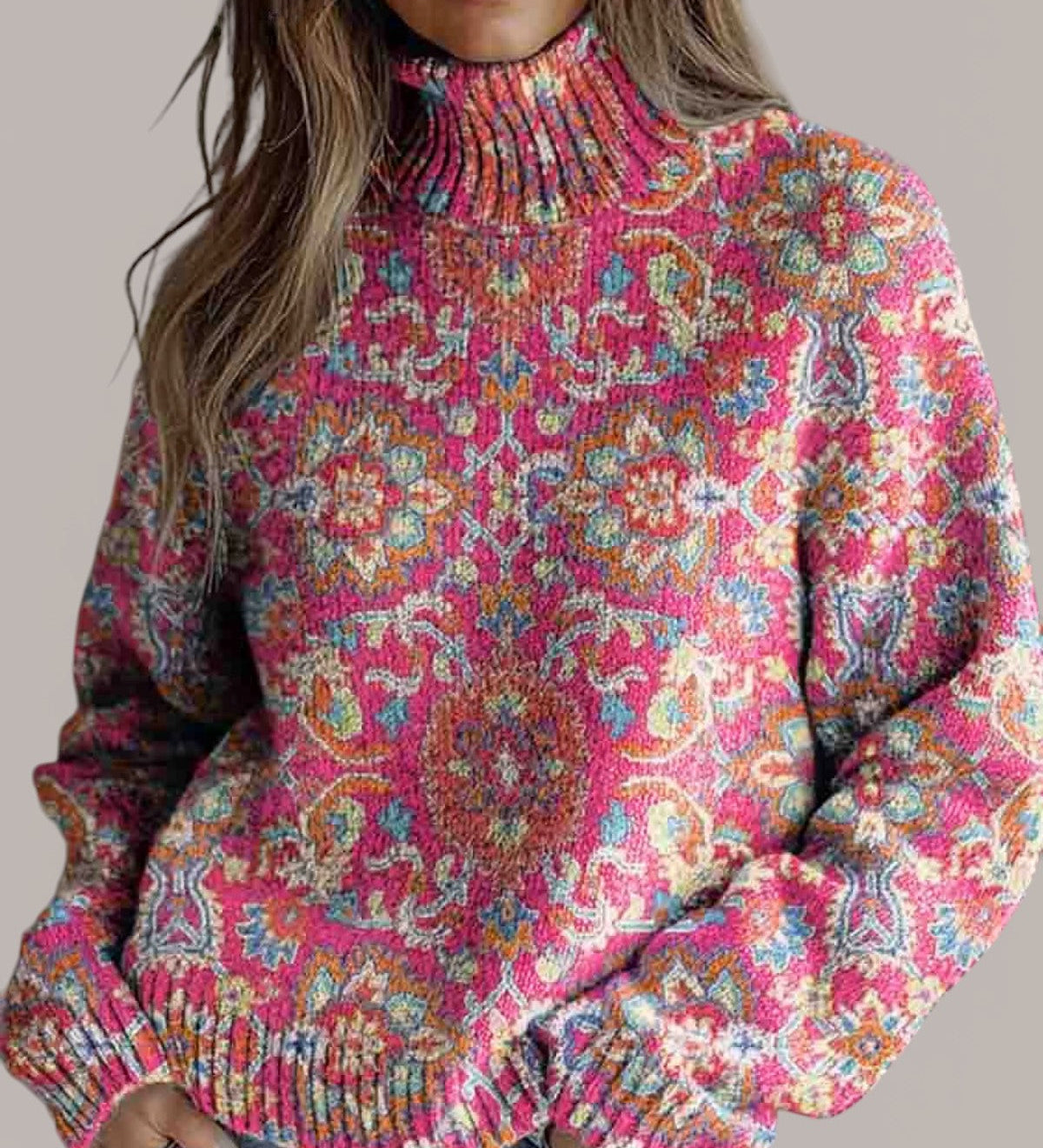 Eva | Pull retro étnico
