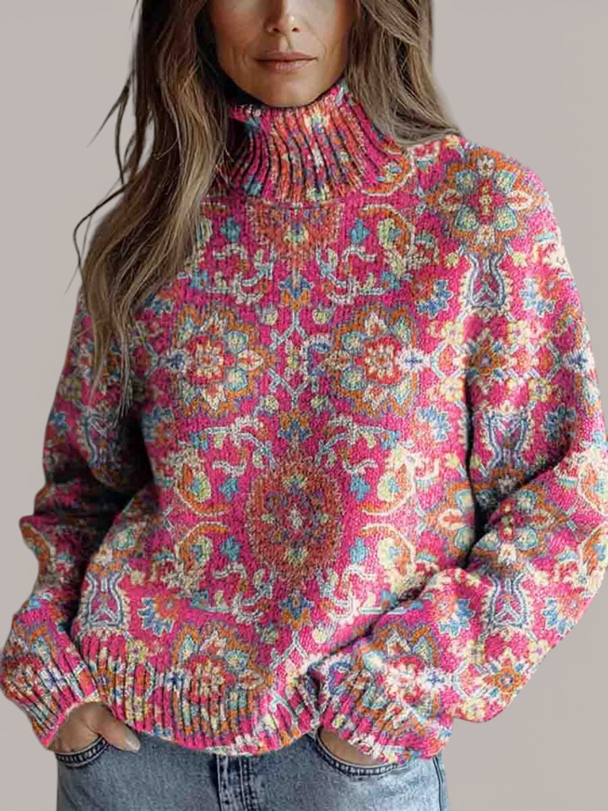 Eva | Pull retro étnico
