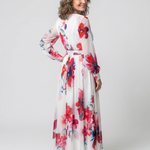 Manon | Vestido maxi de mangas longas floral