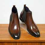 Pedro - Botins Chelsea em Couro