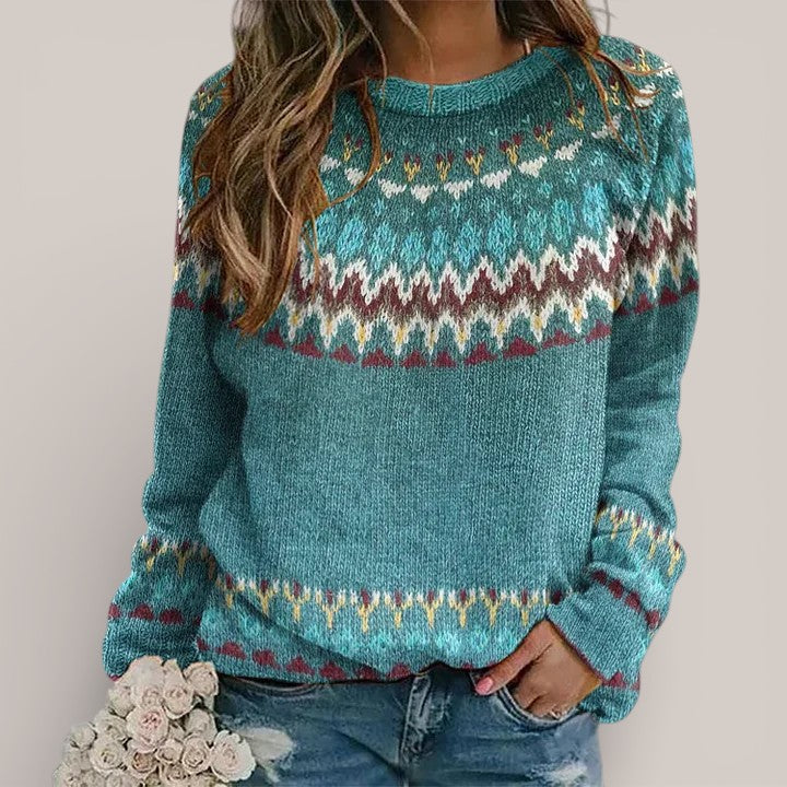 Séverine | Sweatshirt retro com ondas