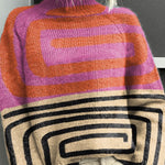 Noëlle | Pullover de gola alta colorido