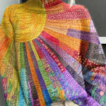 Noëlle | Pullover de gola alta colorido