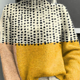Noëlle | Pullover de gola alta colorido