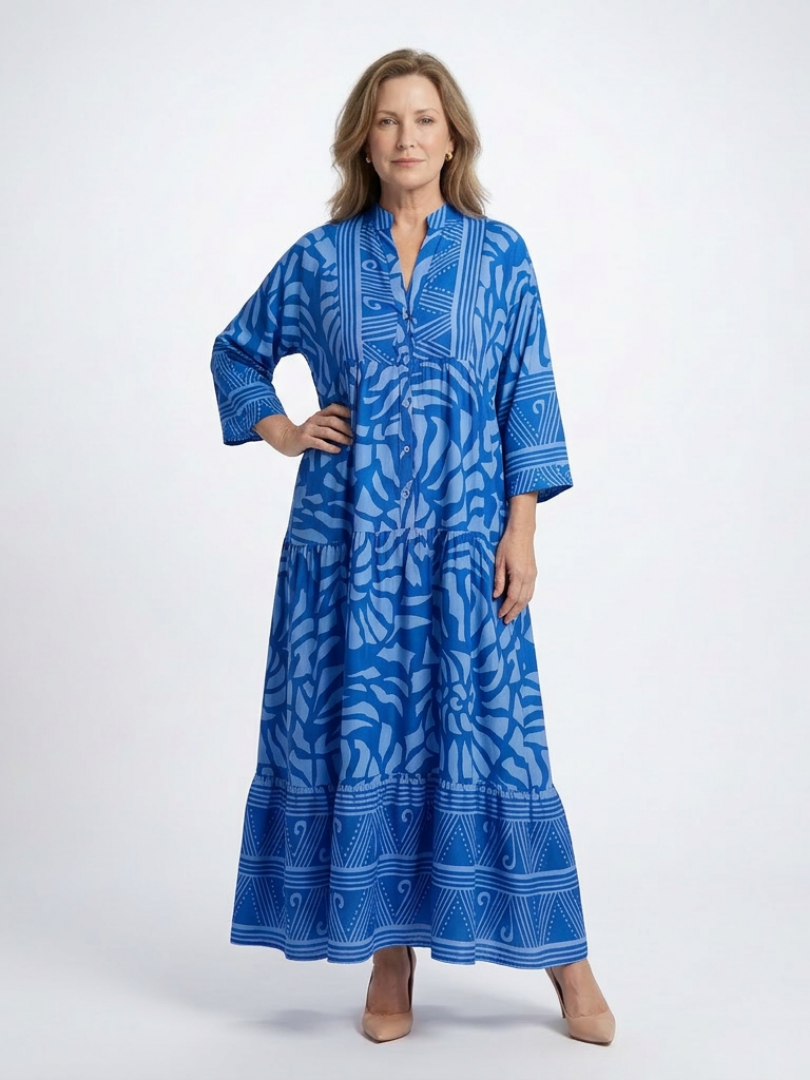 Amandine | Vestido Midi com Botões