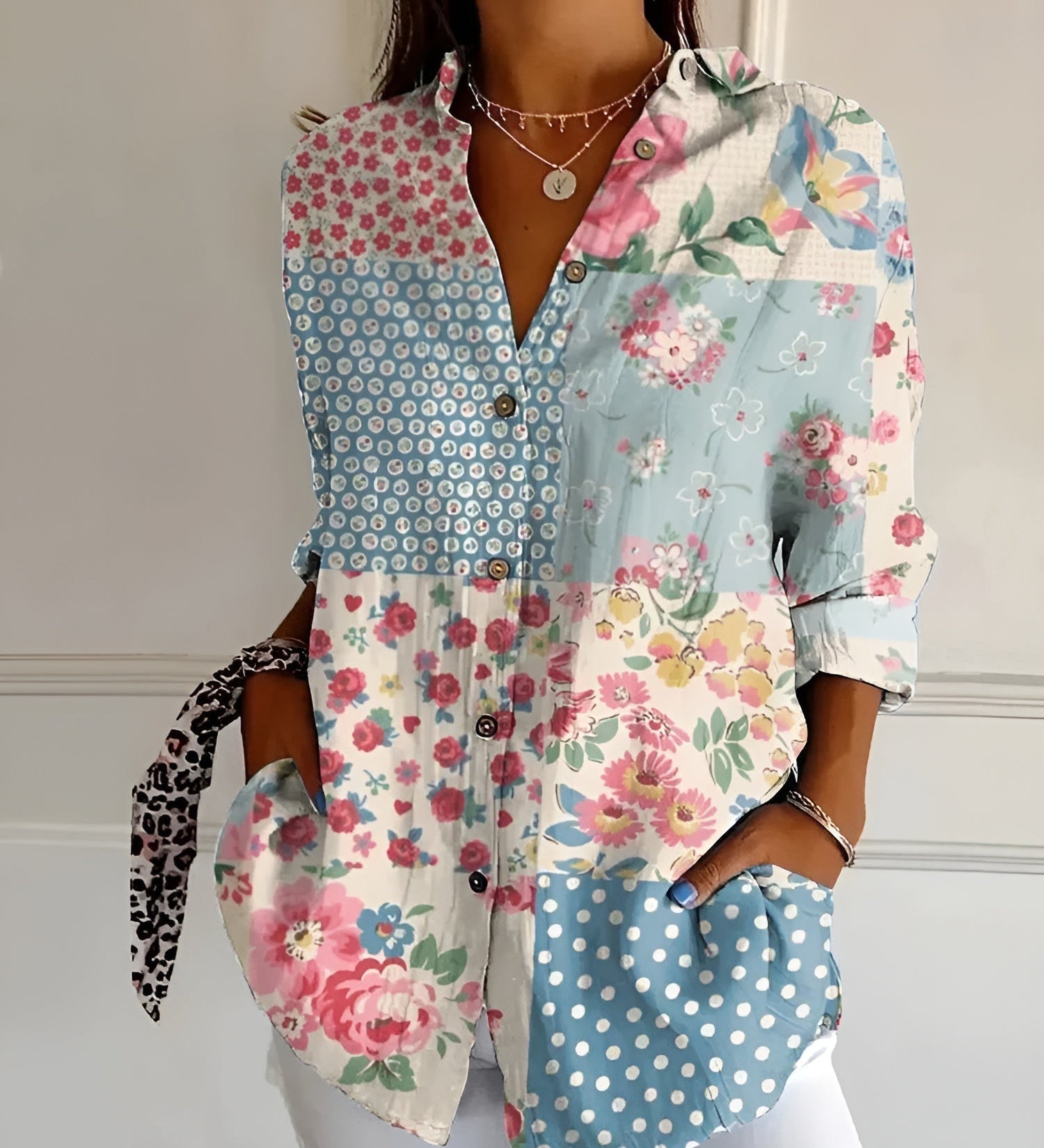 Kaitlyn™ | Chemisier floral fluido 1+1