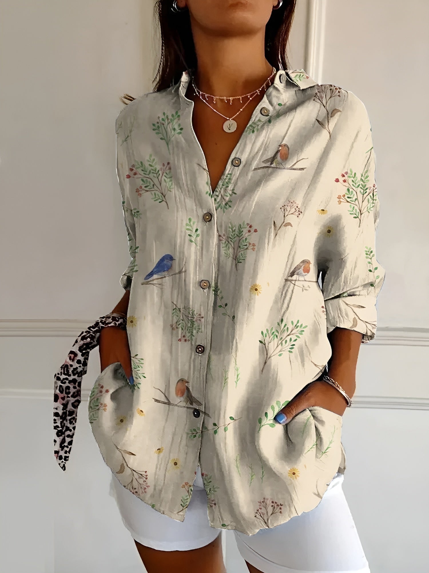 Kaitlyn™ | Chemisier floral fluido 1+1