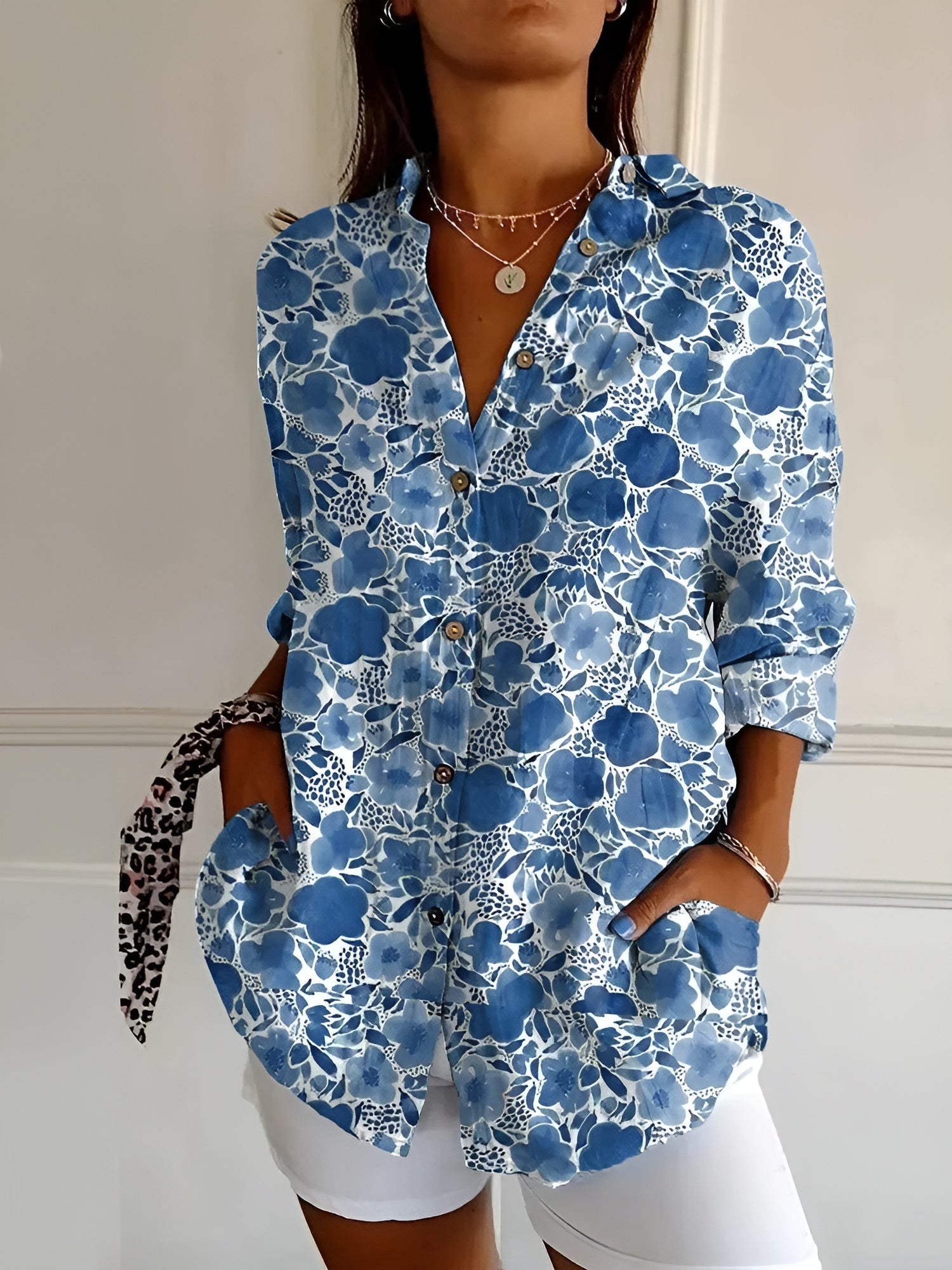 Kaitlyn™ | Chemisier floral fluido 1+1