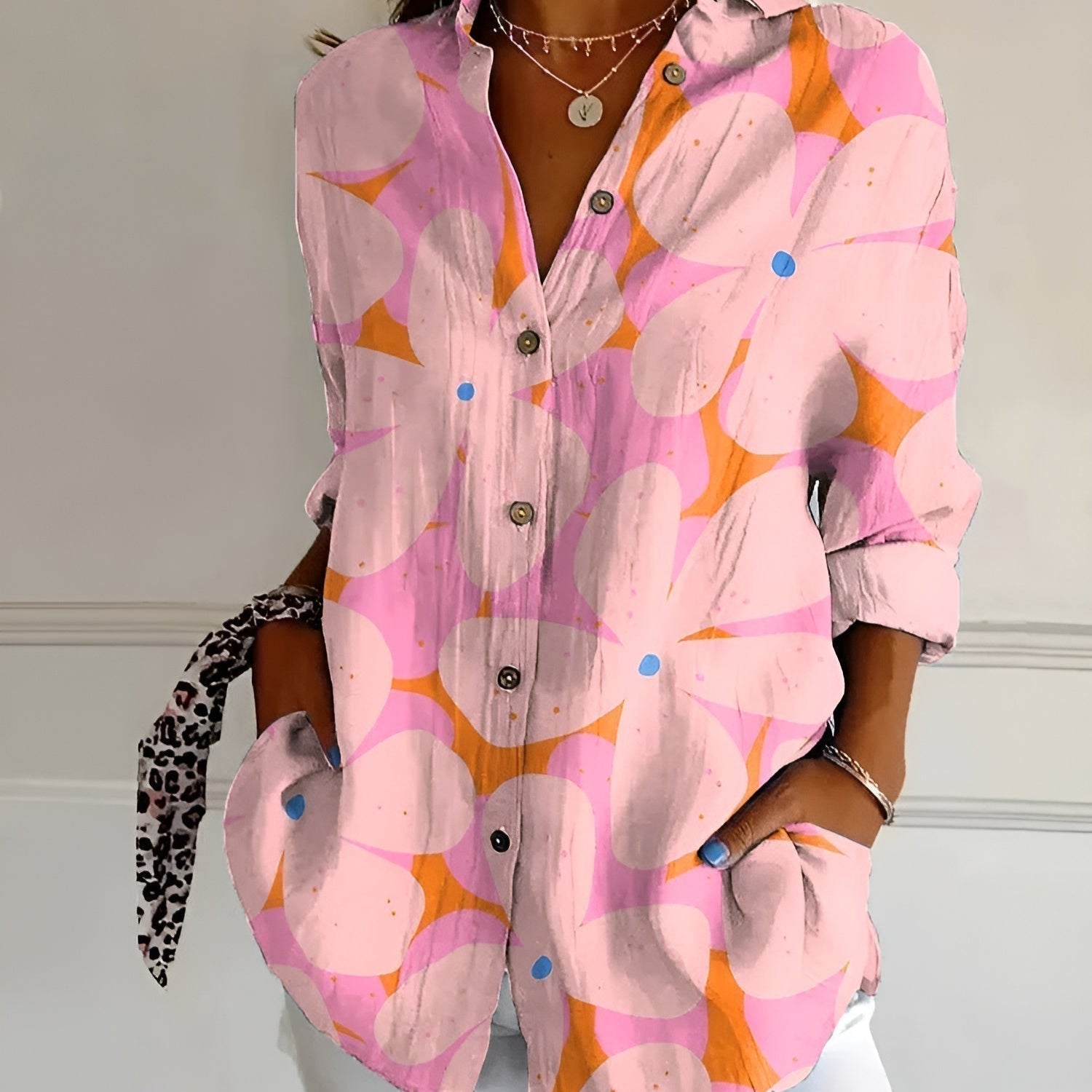 Kaitlyn™ | Chemisier floral fluido 1+1