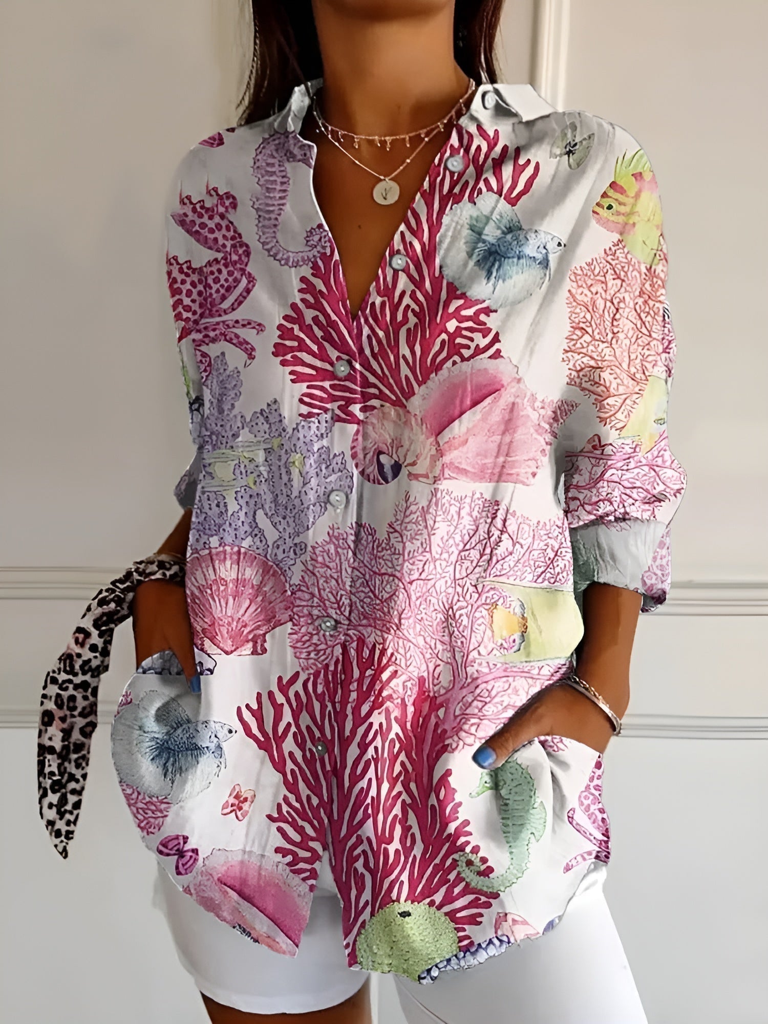 Kaitlyn™ | Chemisier floral fluido 1+1