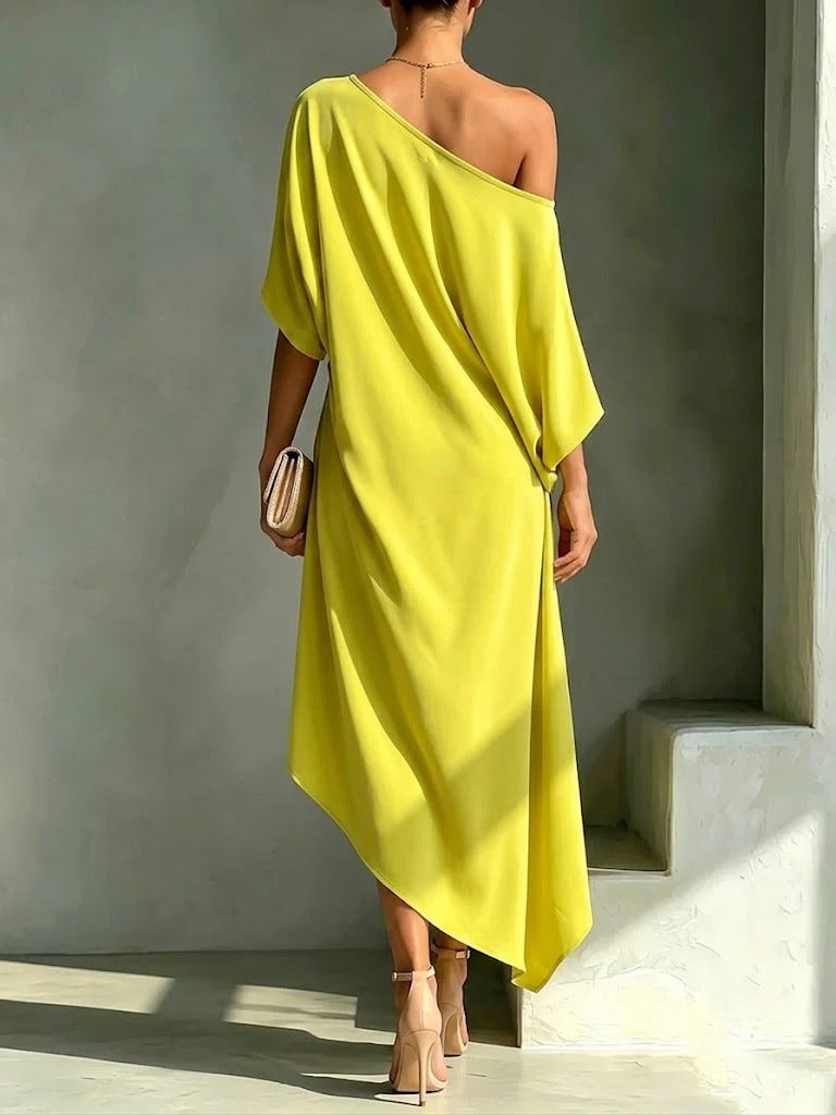 Camila | Vestido assimétrico elegante