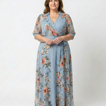 Laure | Vestido Maxi Floral Envolvente