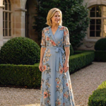 Laure | Vestido Maxi Floral Envolvente